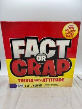 Spin master Fact Or Crap Trivia Game